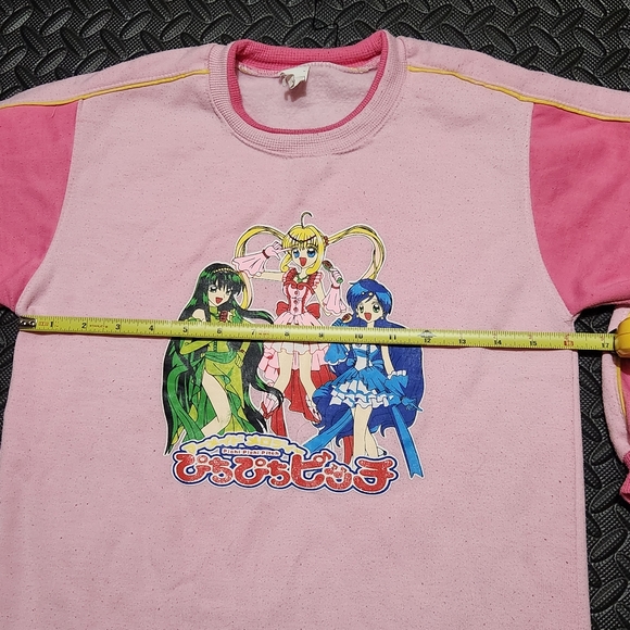 Girls Vintage Mermaid Melody Pitchi Pitchi Pitch Anime Sweatshirt - Picture 7 of 7